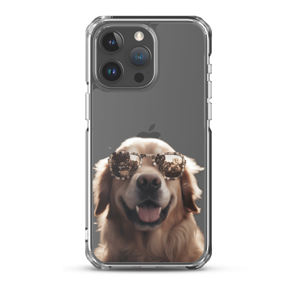 Glasses Dog K Clear Case for iPhone