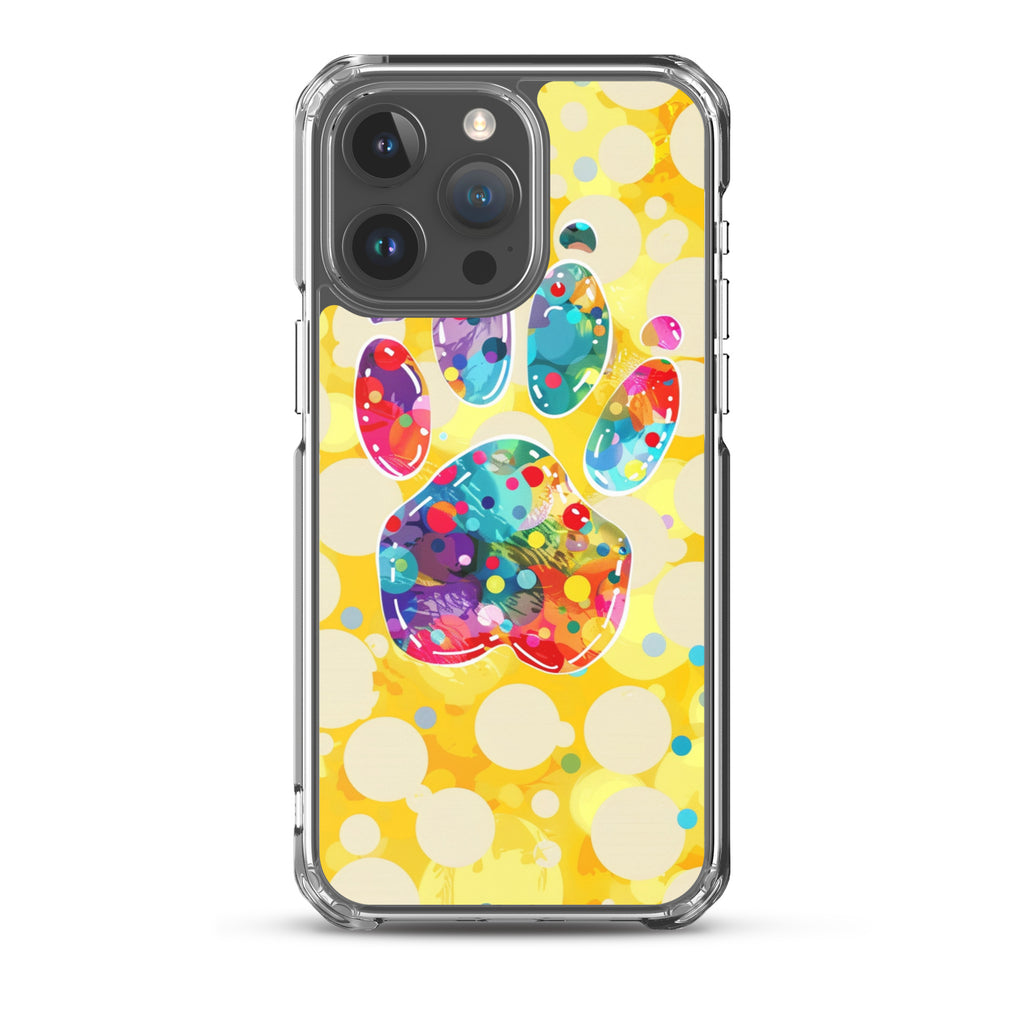 Artistic PawPrints Borealis Clear Case for iPhone®