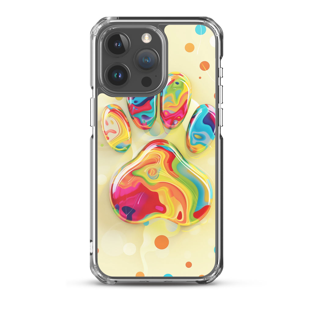 Artistic PawPrints Celestia Clear Case for iPhone®