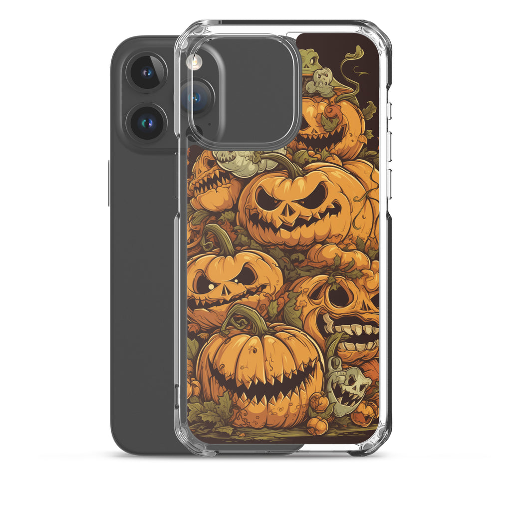 Halloween Pumpkin C Clear Case for iPhone