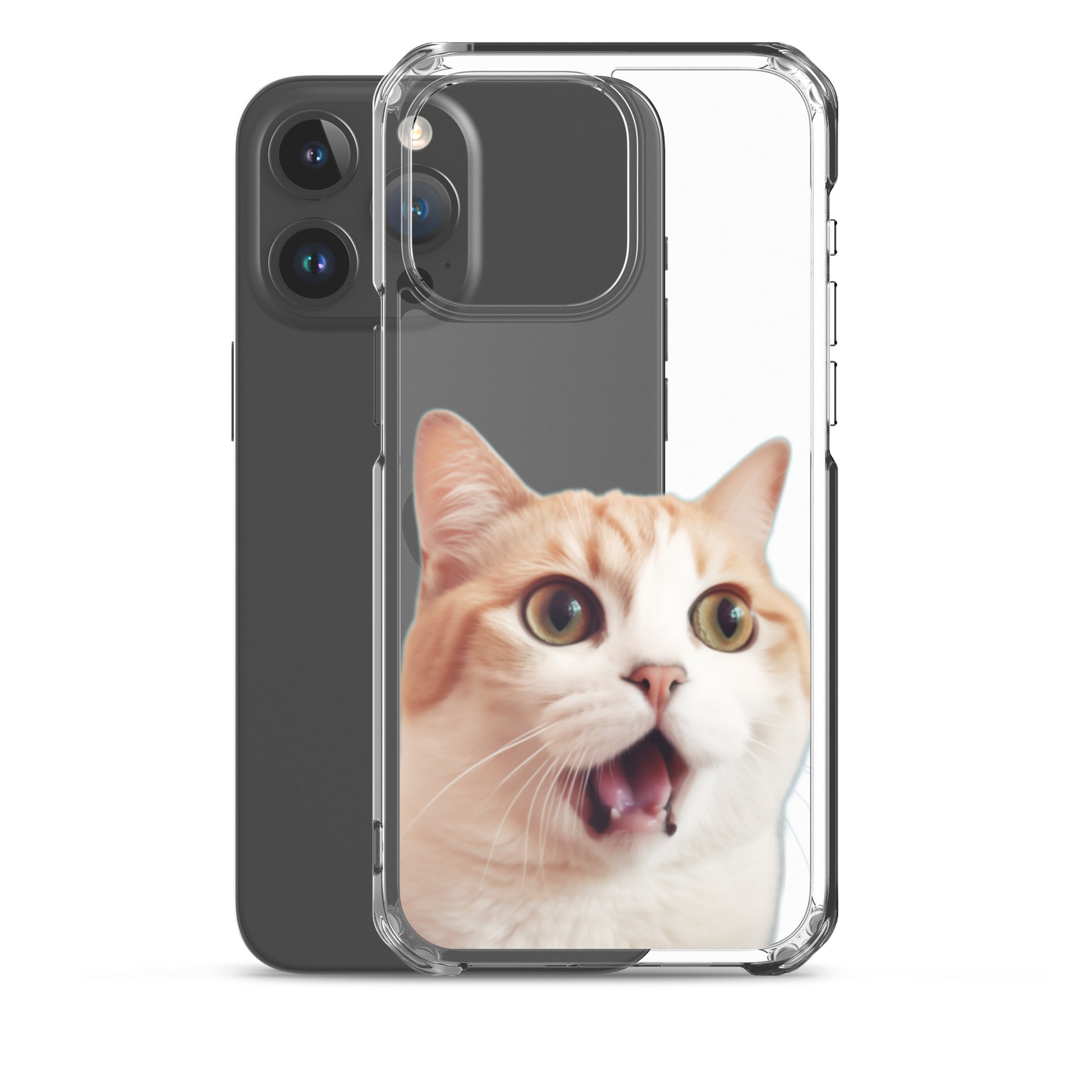 Cat E Clear Case for iPhone