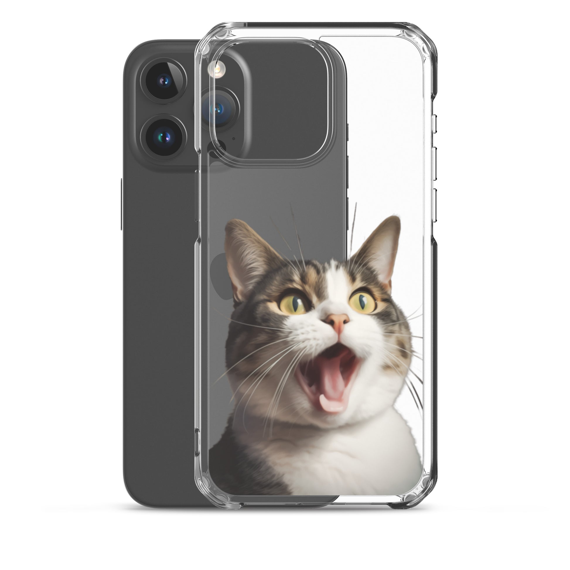 Cat H Clear Case for iPhone
