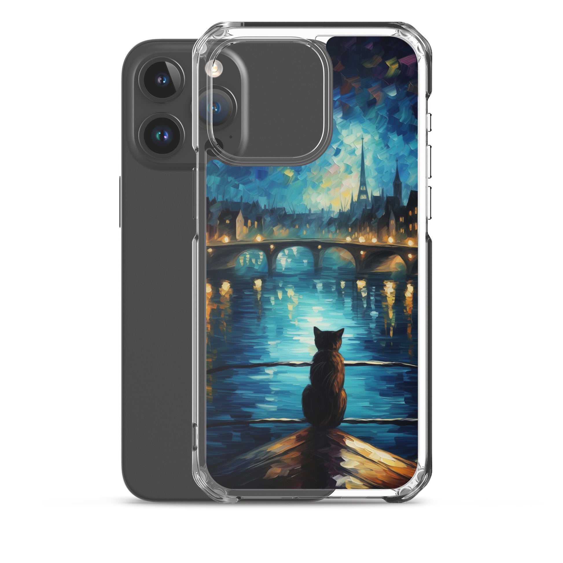 River Cat B Clear Case for iPhone