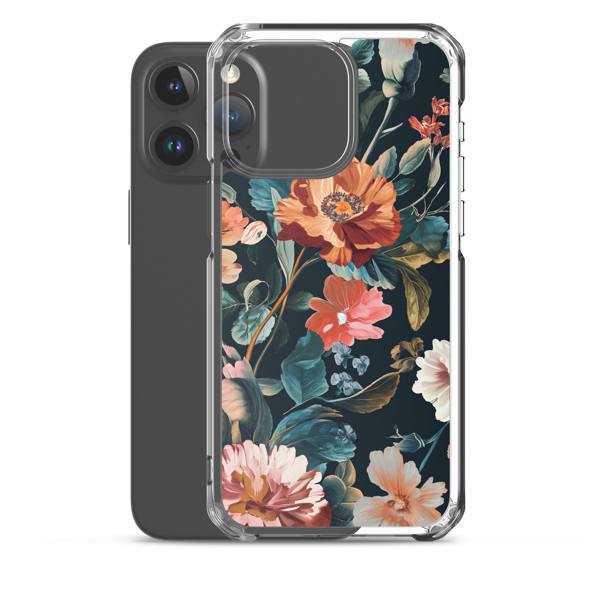 Flower Golden Clear Case for iPhone®