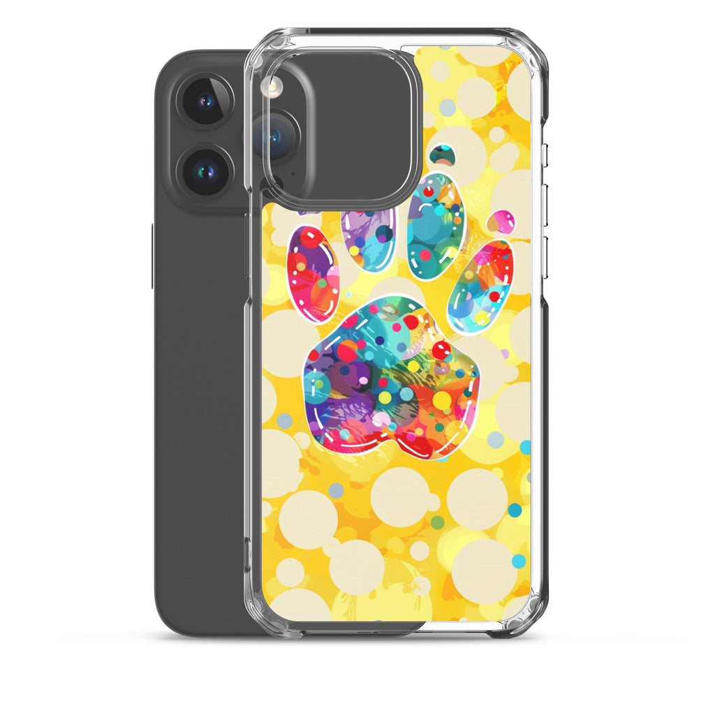 Artistic PawPrints Borealis Clear Case for iPhone®