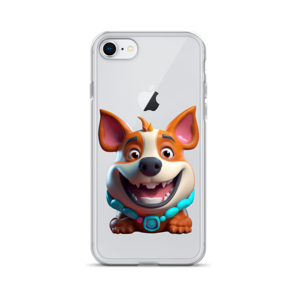 Cartoon Dog A Clear Case for iPhone®