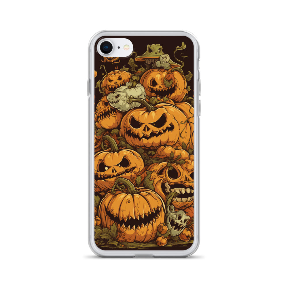 Halloween Pumpkin C Clear Case for iPhone