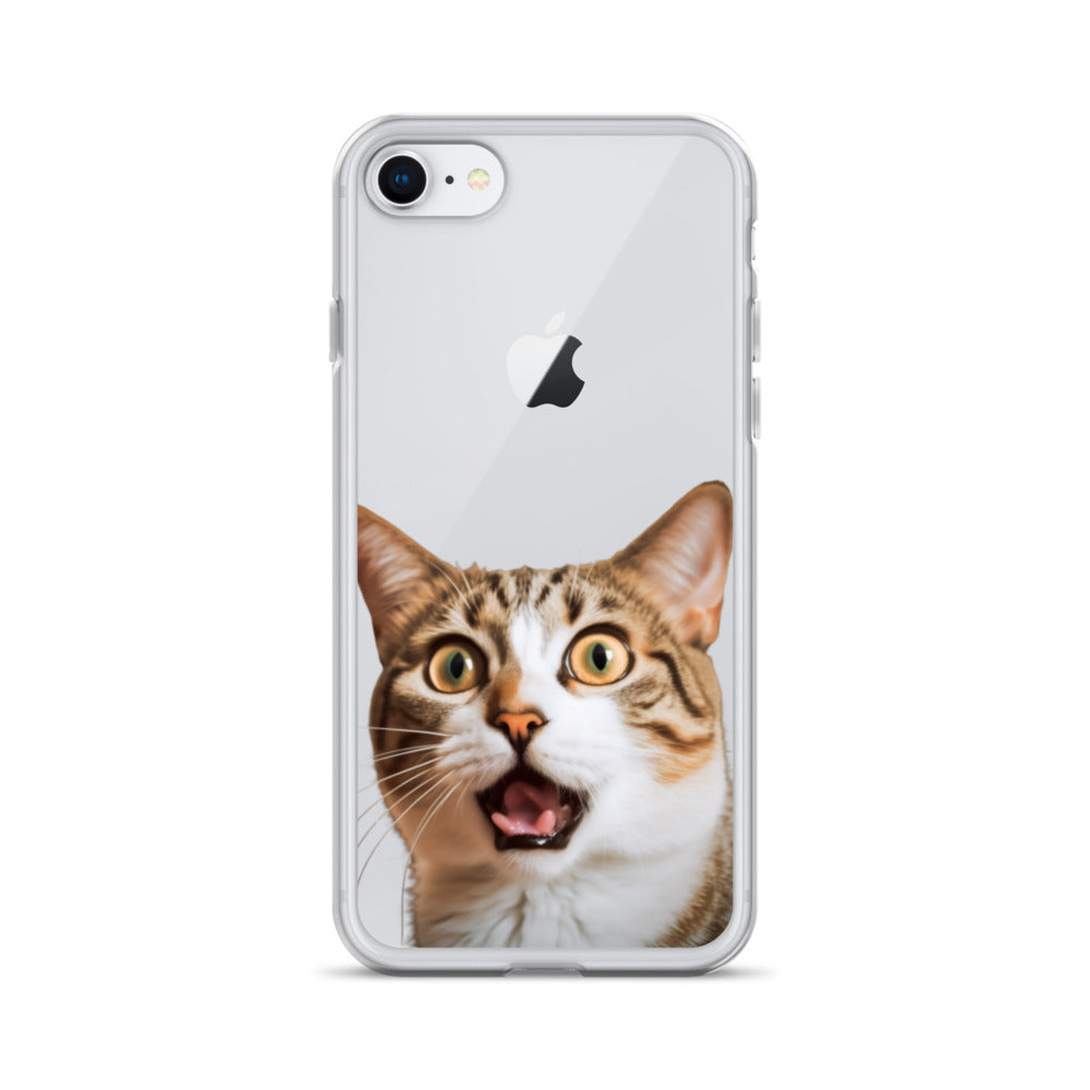 Cat A Clear Case for iPhone