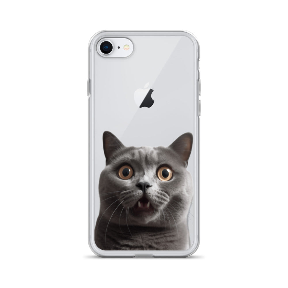 Cat B Clear Case for iPhone