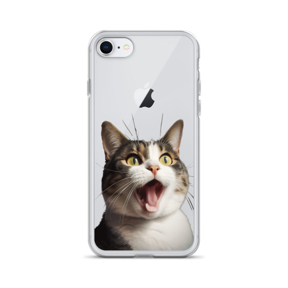 Cat H Clear Case for iPhone