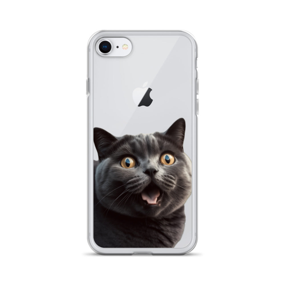 Cat  I Clear Case for iPhone