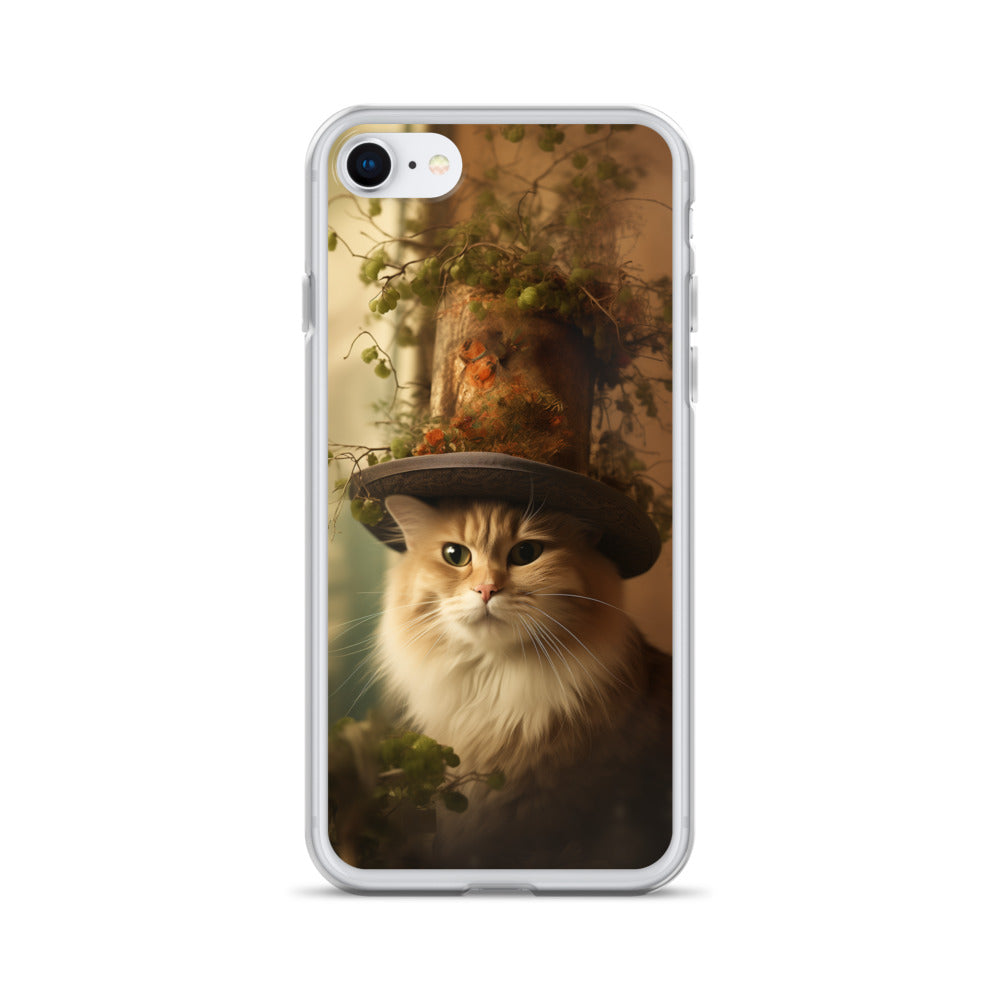 Cat Hat A Clear Case for iPhone