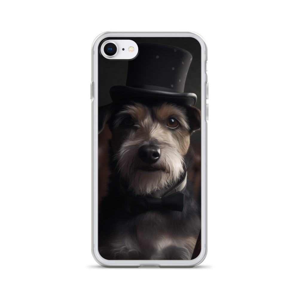 Top Hat Dog C Clear Case for iPhone