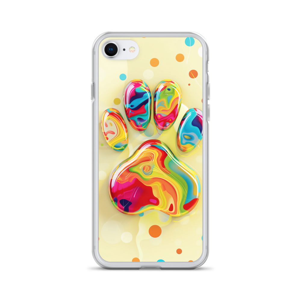 Artistic PawPrints Celestia Clear Case for iPhone®