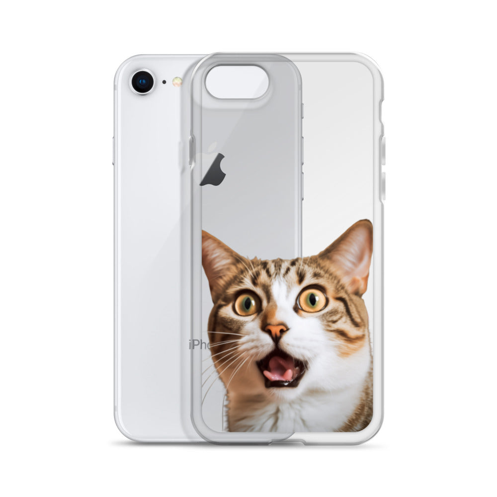 Cat A Clear Case for iPhone