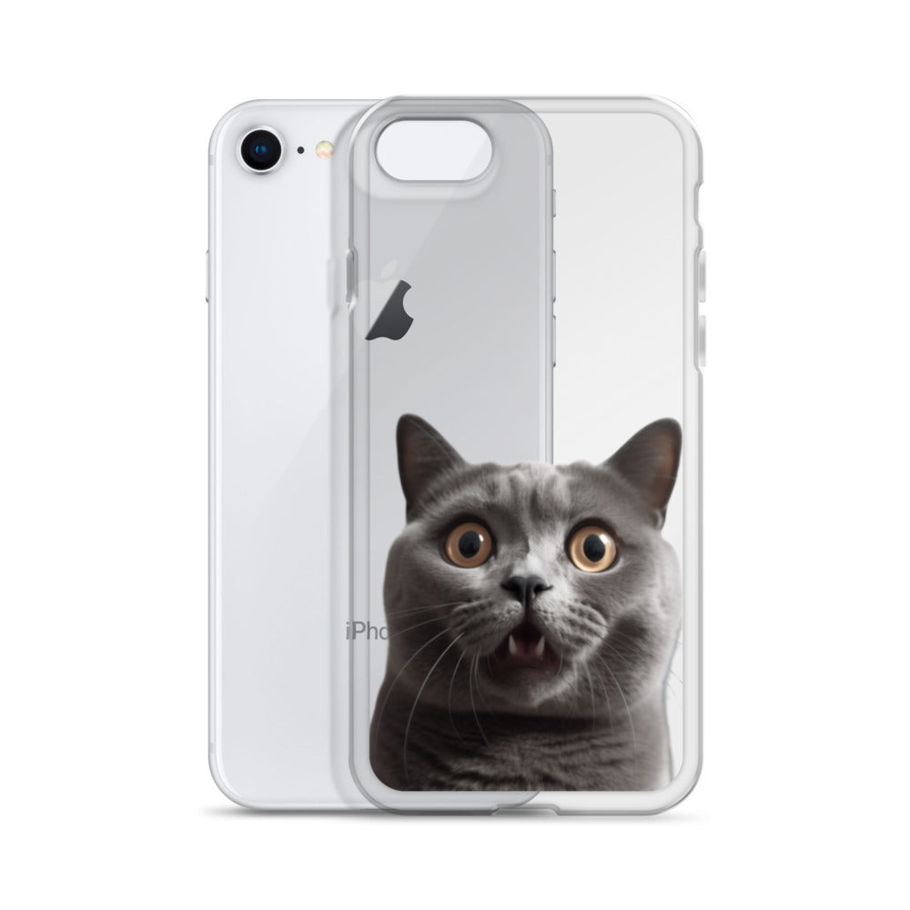 Cat B Clear Case for iPhone
