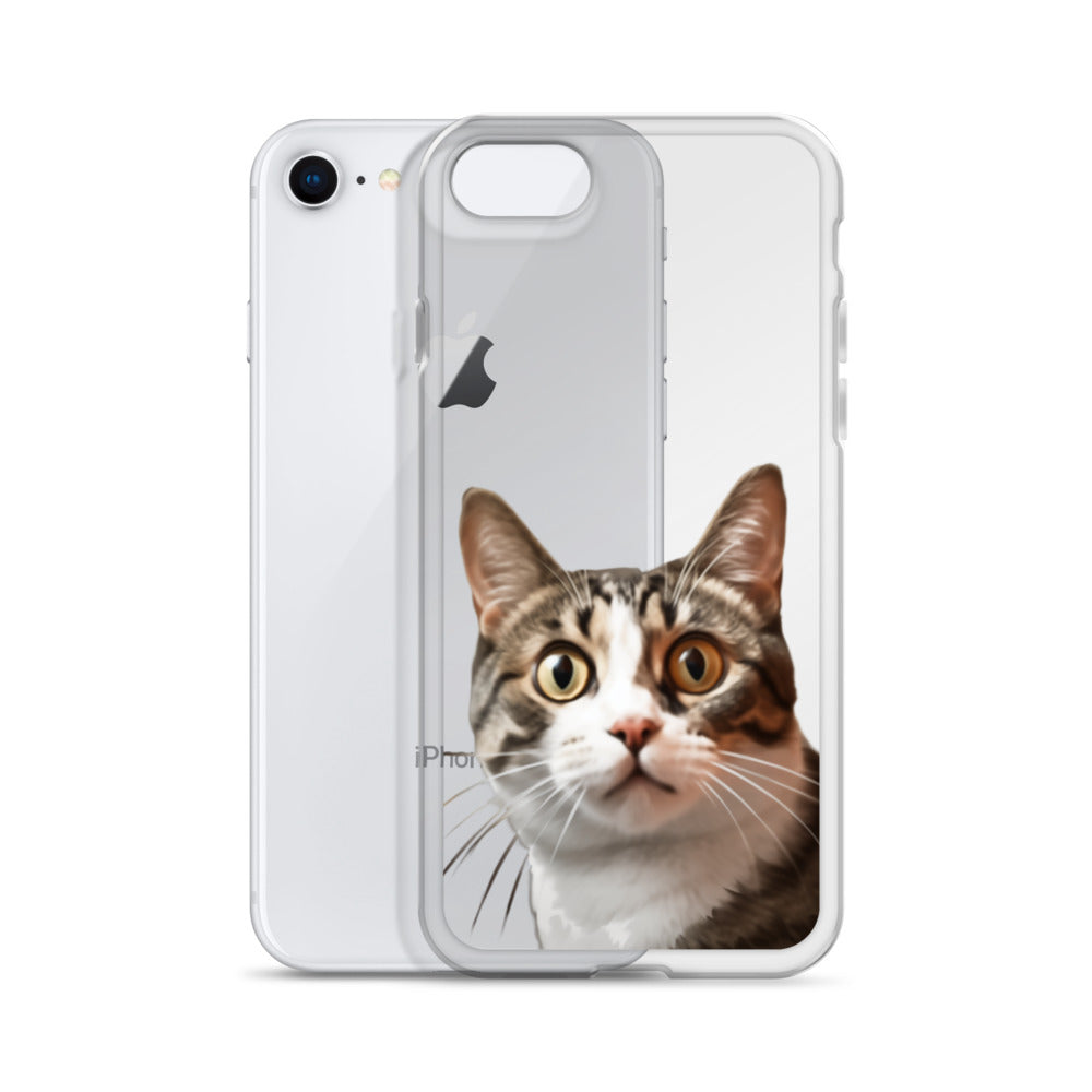 Cat D Clear Case for iPhone