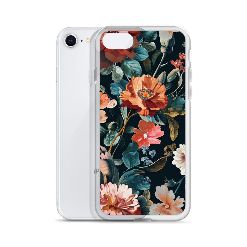 Flower Golden Clear Case for iPhone®