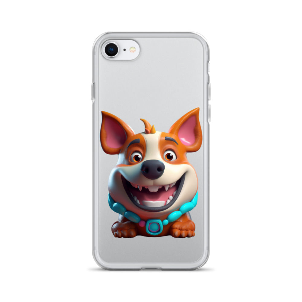 Cartoon Dog A Clear Case for iPhone®