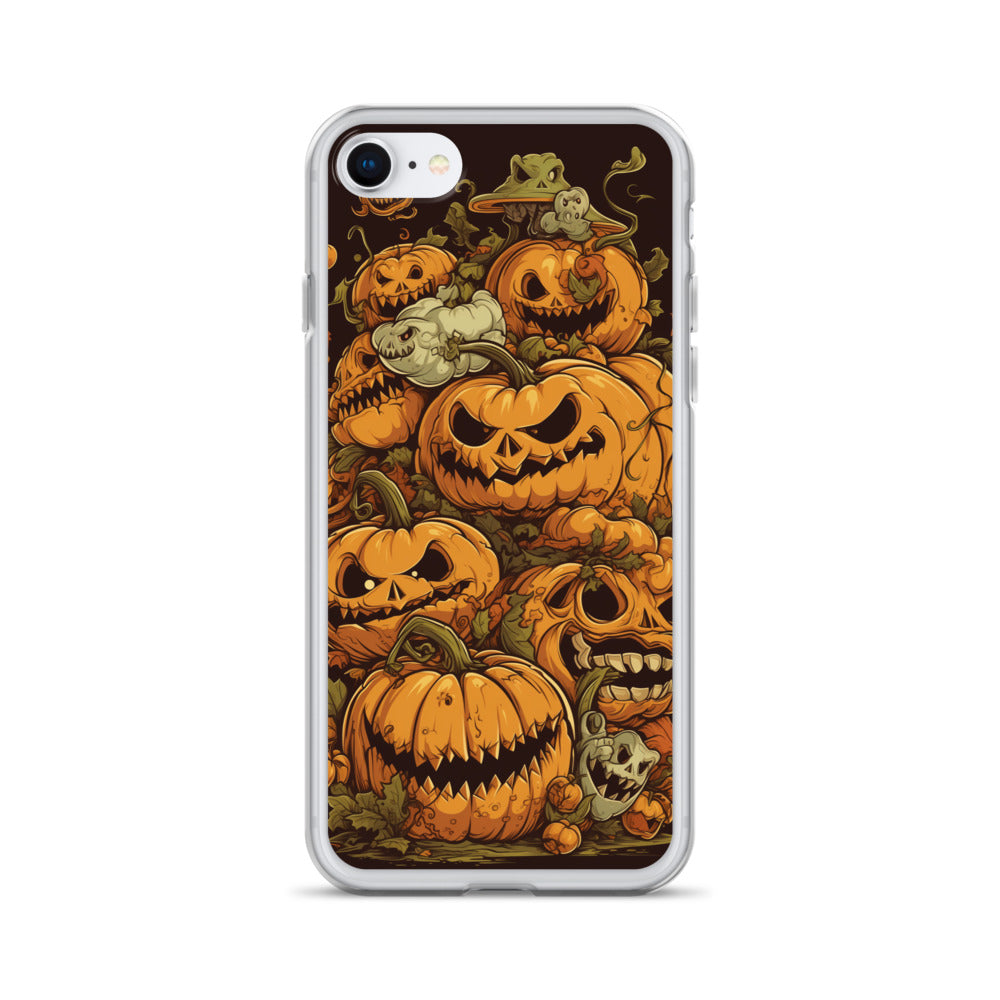 Halloween Pumpkin C Clear Case for iPhone