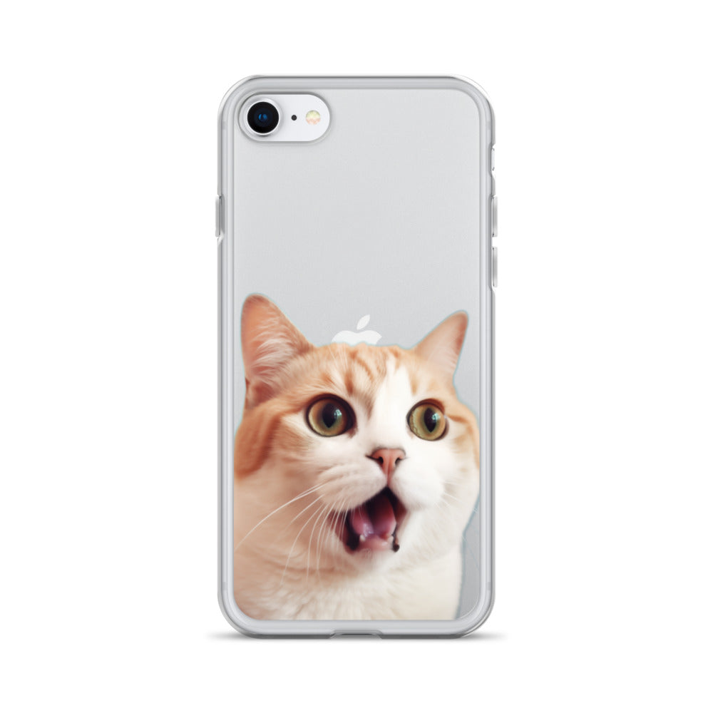 Cat E Clear Case for iPhone