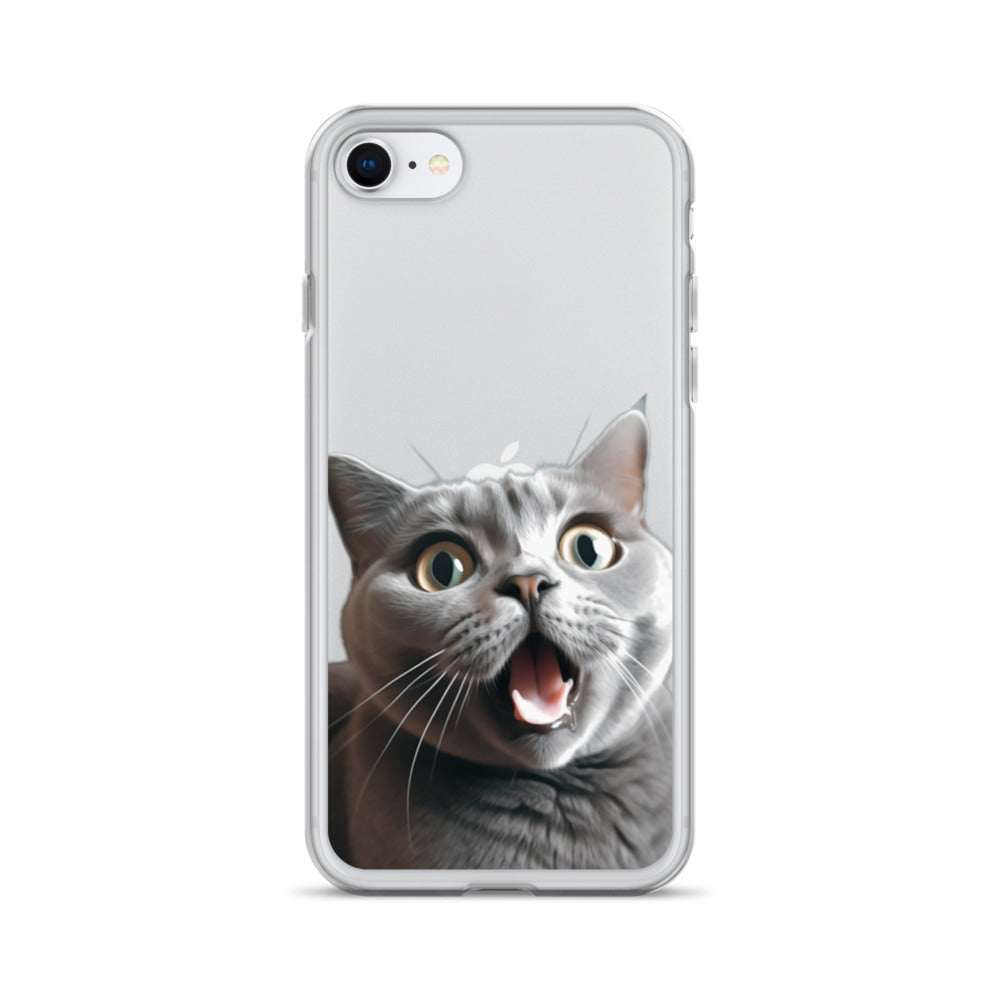 Cat F Clear Case for iPhone