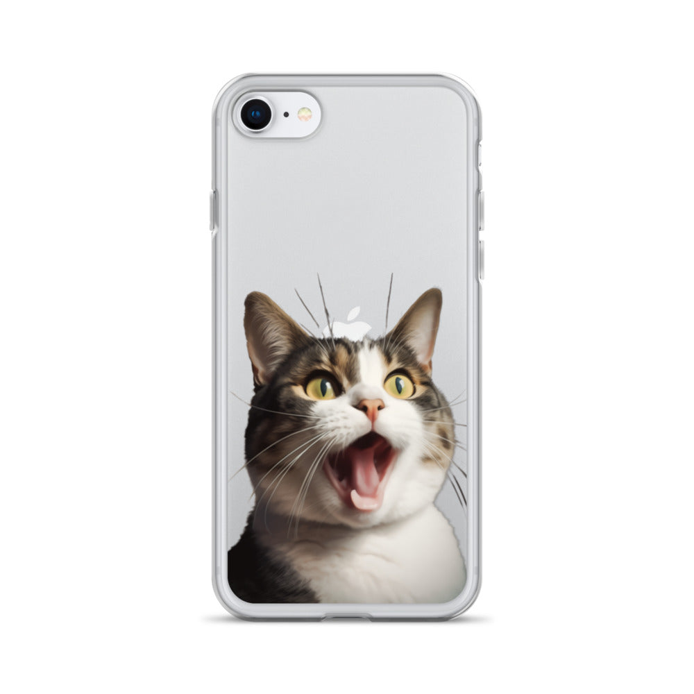 Cat H Clear Case for iPhone