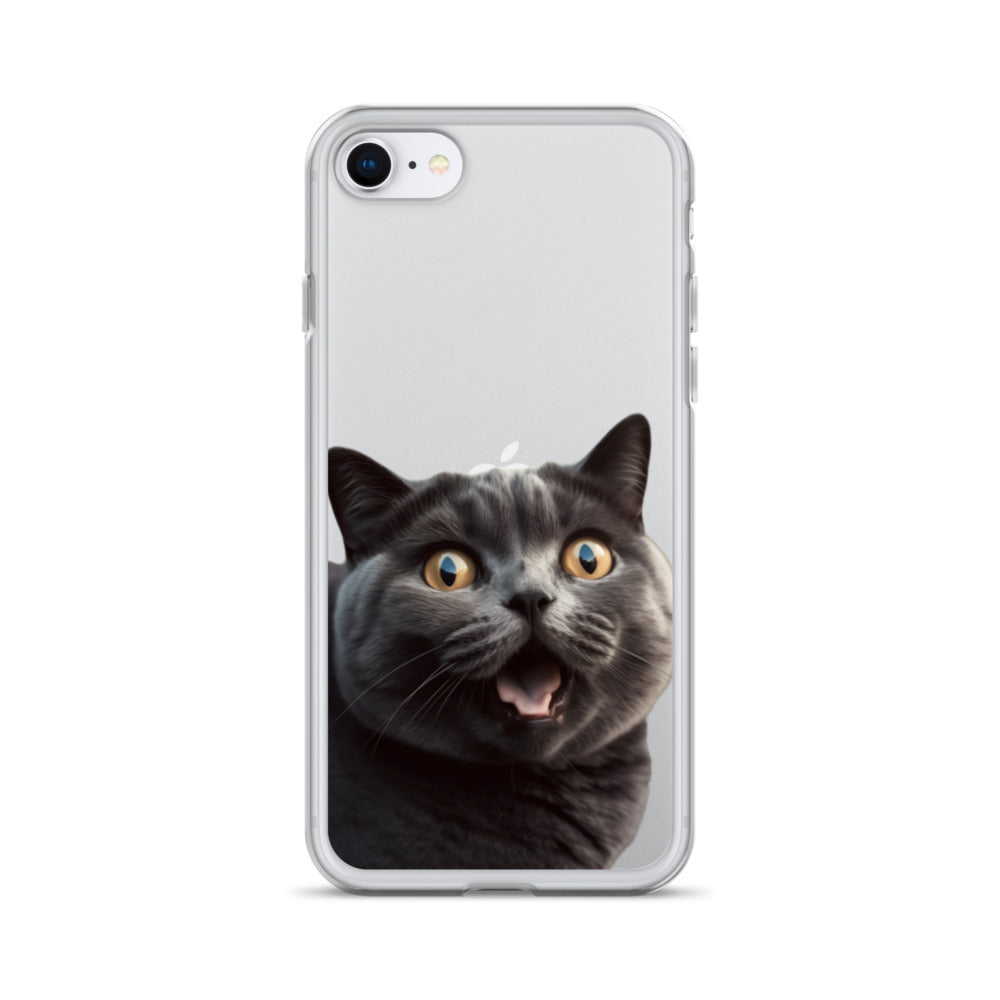 Cat  I Clear Case for iPhone