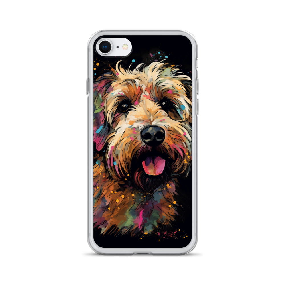 Van Gogh Style Dog A Clear Case for iPhone