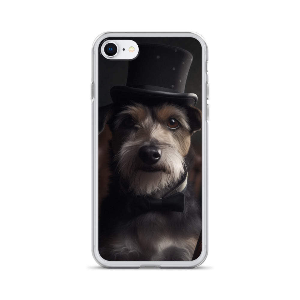 Top Hat Dog C Clear Case for iPhone