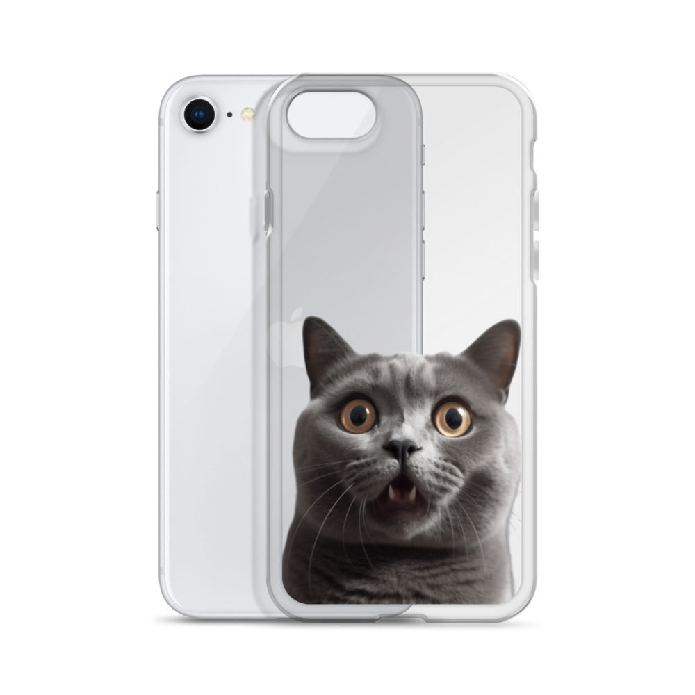 Cat B Clear Case for iPhone