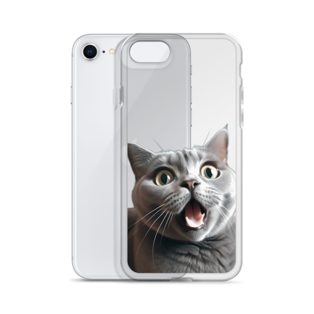 Cat F Clear Case for iPhone