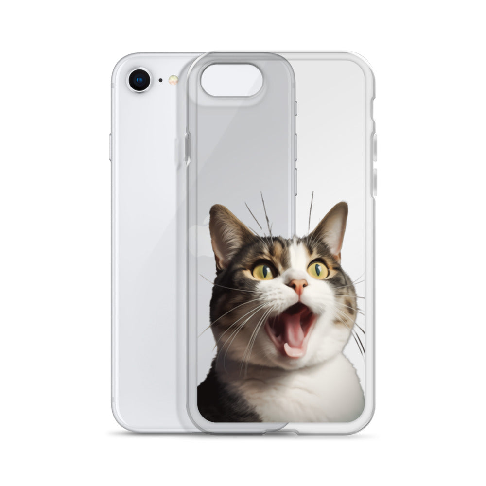 Cat H Clear Case for iPhone