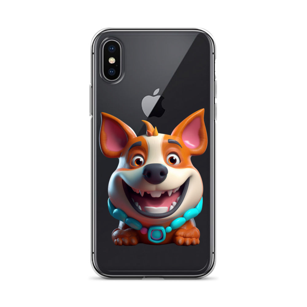 Cartoon Dog A Clear Case for iPhone®