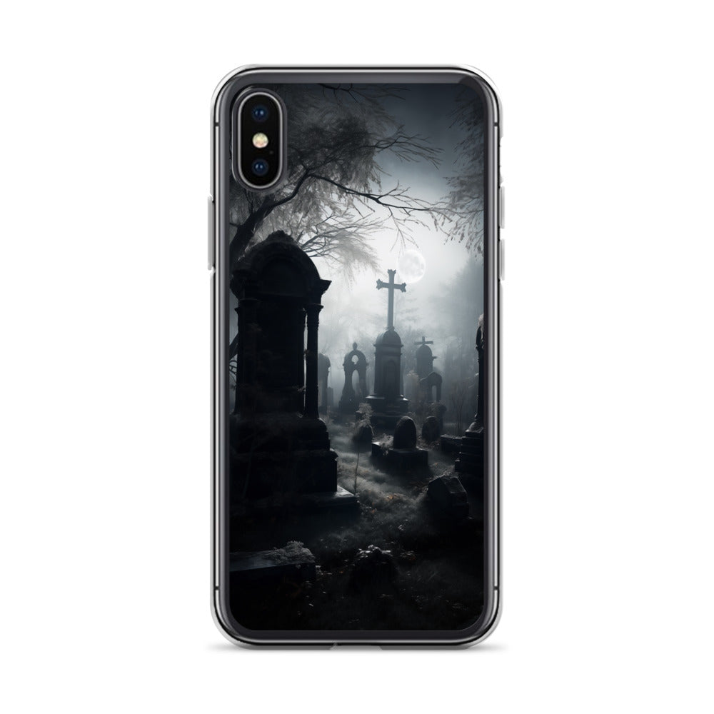 Cemetery B Clear Case for iPhone