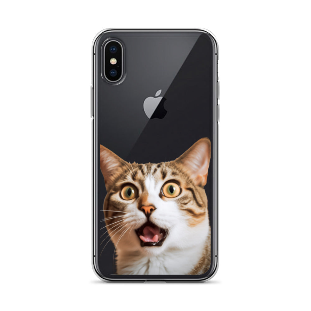 Cat A Clear Case for iPhone