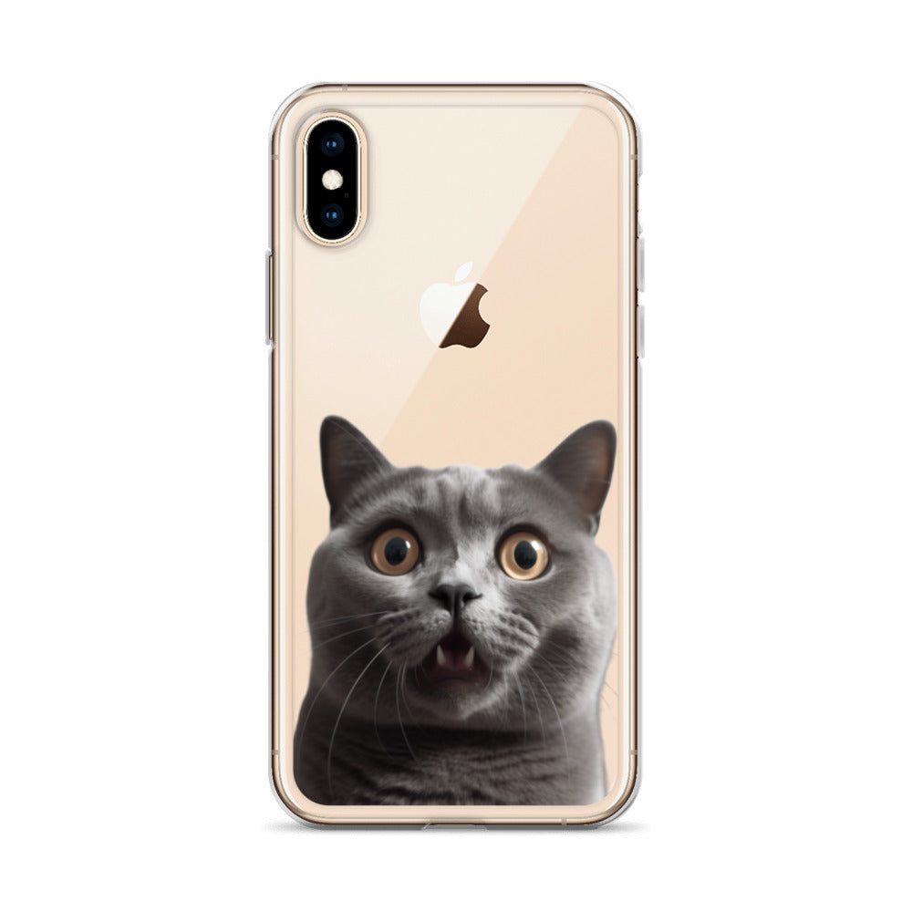 Cat B Clear Case for iPhone