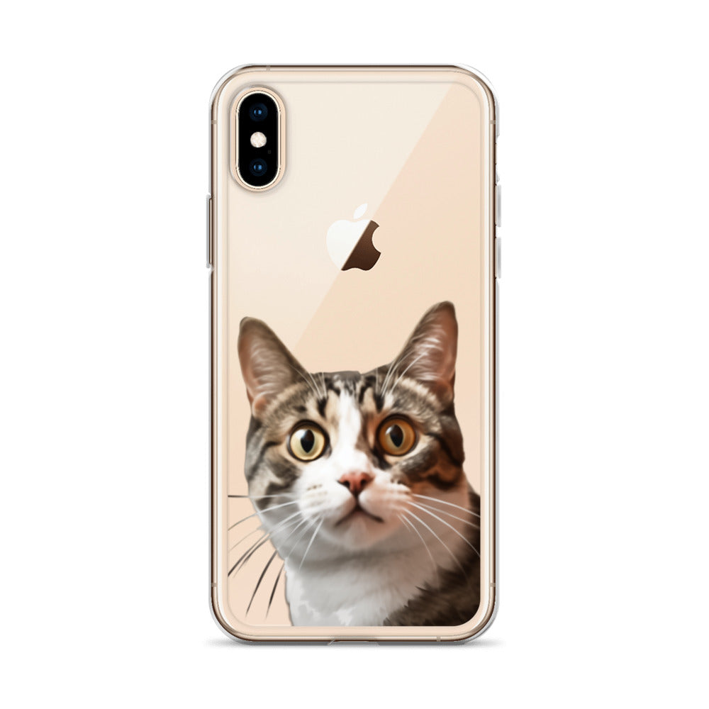 Cat D Clear Case for iPhone