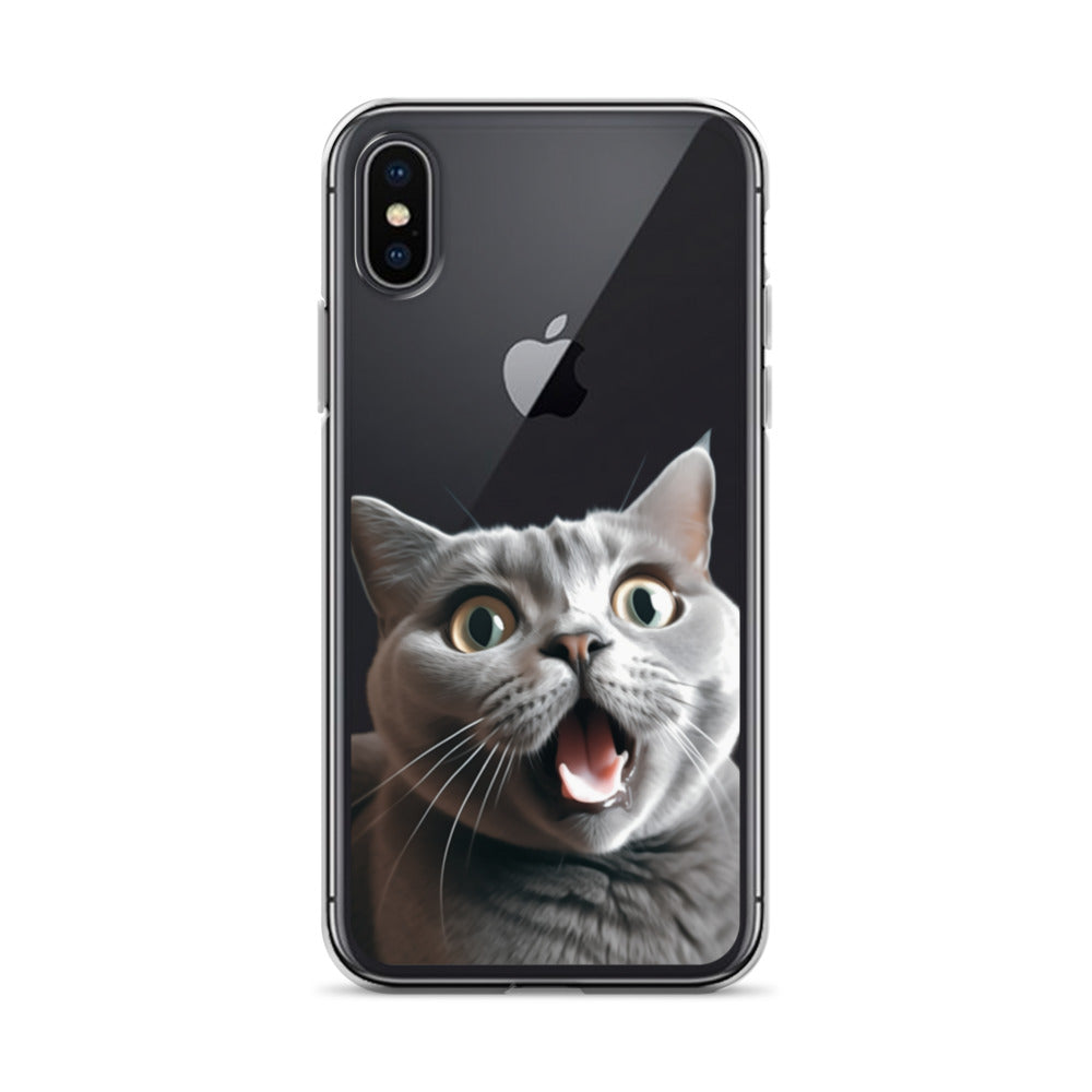 Cat F Clear Case for iPhone