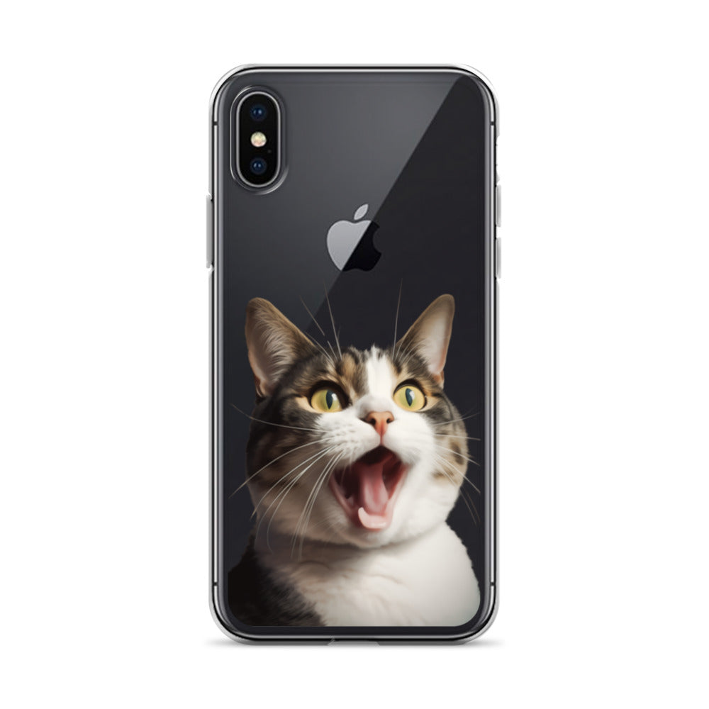 Cat H Clear Case for iPhone