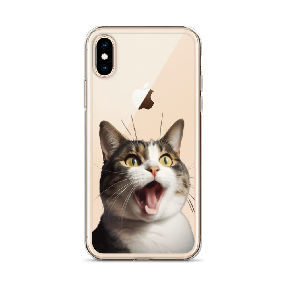 Cat H Clear Case for iPhone