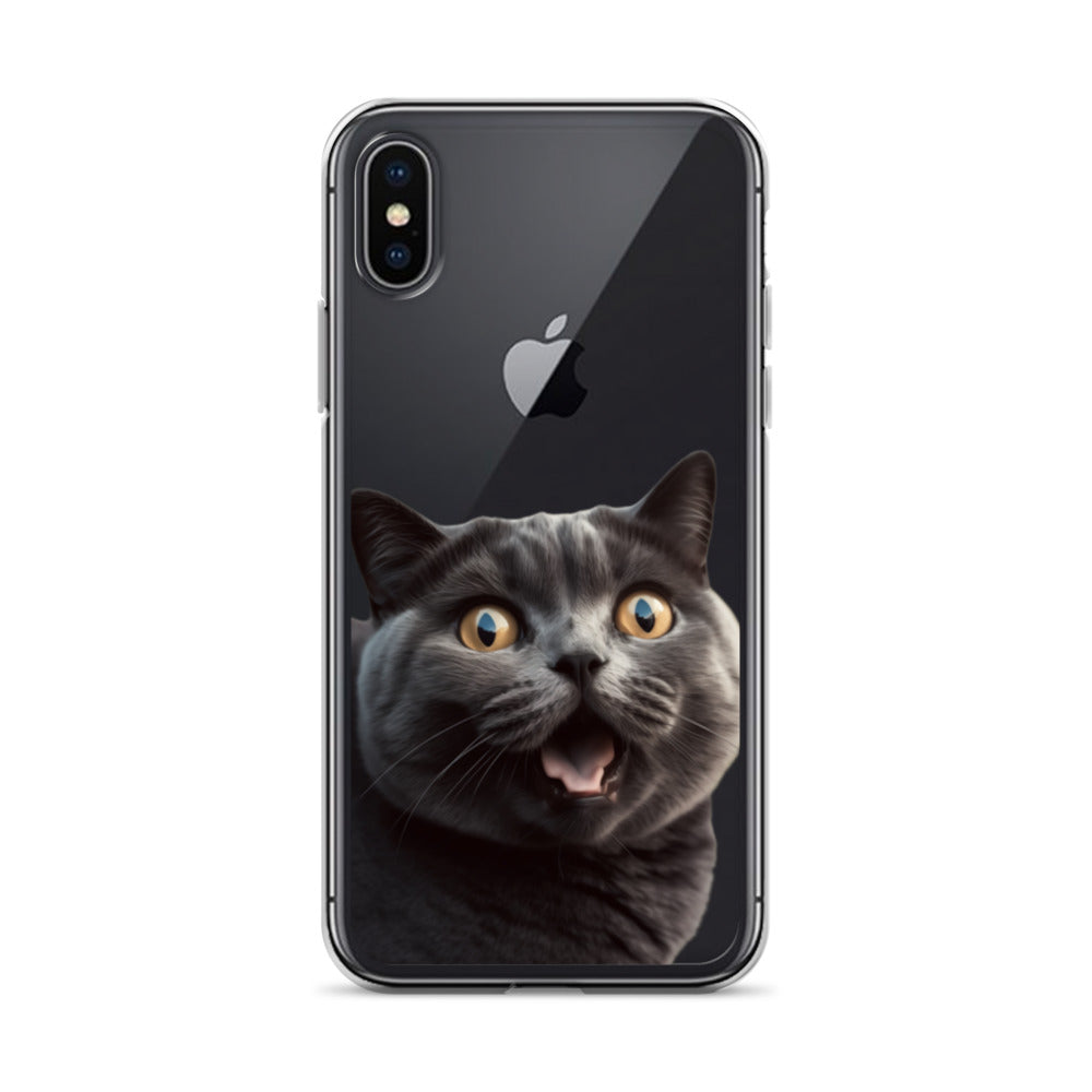 Cat  I Clear Case for iPhone