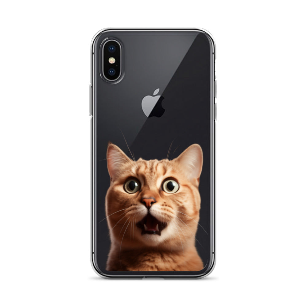 Cat J Clear Case for iPhone