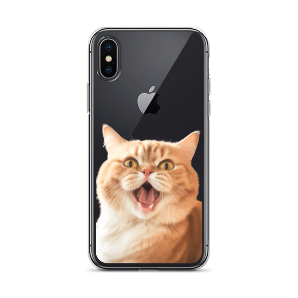 Cat K Clear Case for iPhone