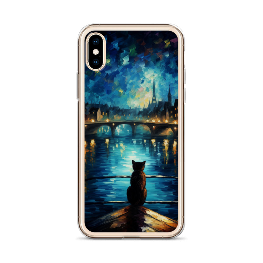 River Cat B Clear Case for iPhone
