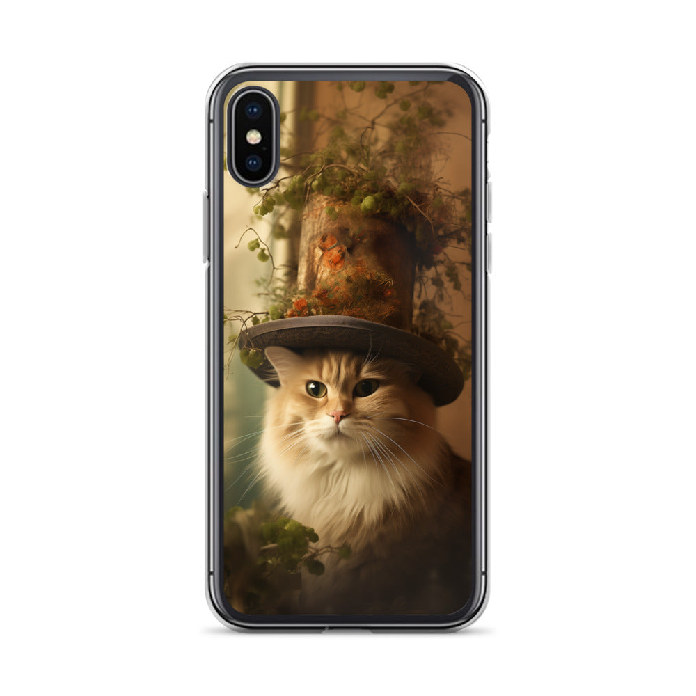 Cat Hat A Clear Case for iPhone