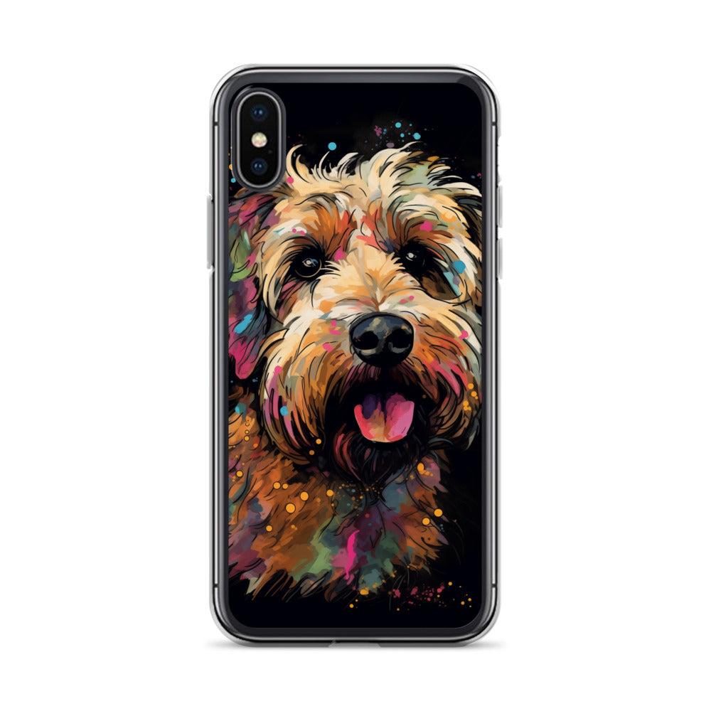 Van Gogh Style Dog A Clear Case for iPhone