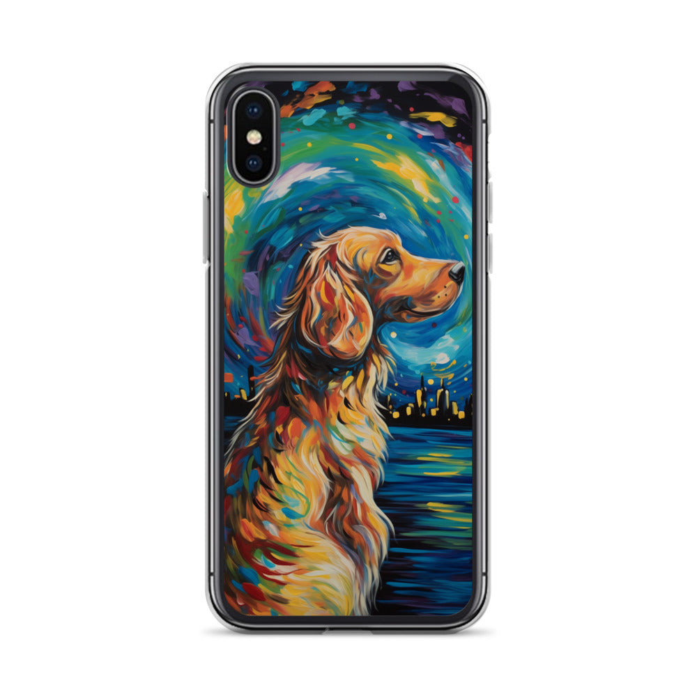 Van Gogh dog F Clear Case for iPhone