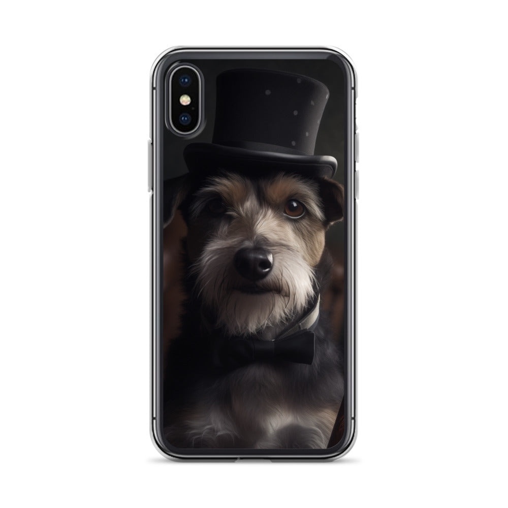 Top Hat Dog C Clear Case for iPhone