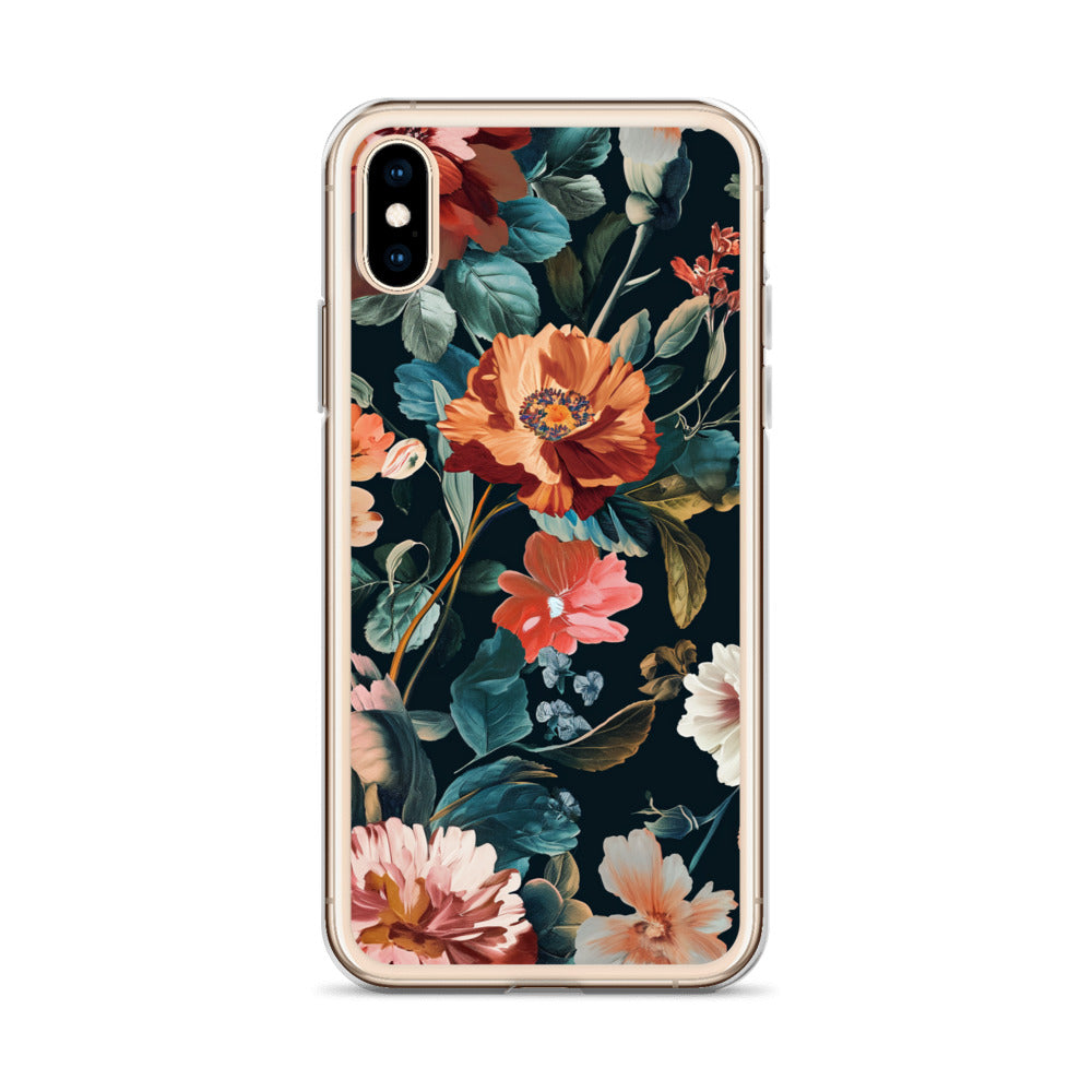 Flower Golden Clear Case for iPhone®